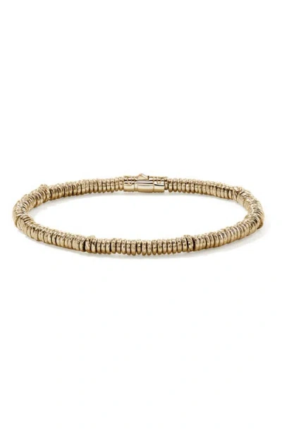 John Hardy Heishi Bracelet, Gold