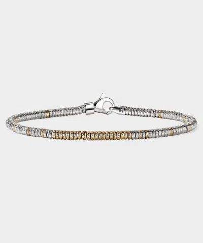 John Hardy Heishi Bracelet In Silver In Metallic