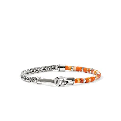 John Hardy Heishi Chain Bracelet, Sterling Silver In Metallic