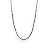 John Hardy Heishi Beaded Necklace In Silver