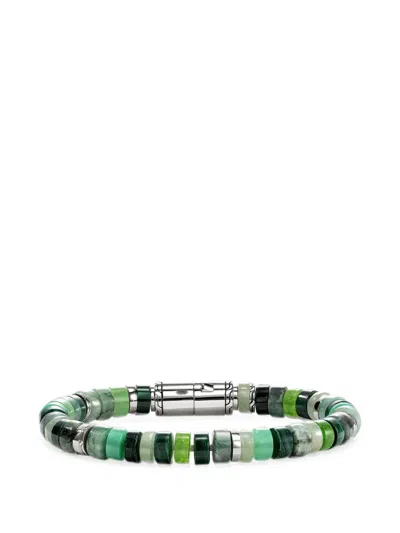 John Hardy Heishi Emerald Bracelet In Multi
