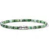 John Hardy Heishi Hardstones Bracelet In Green