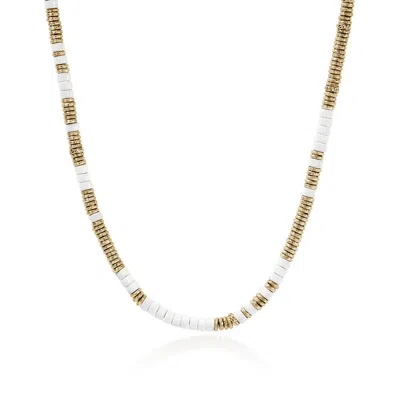 John Hardy Heishi Necklace In Gold