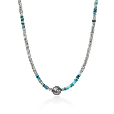 John Hardy Heishi Necklace In Sterling Silver