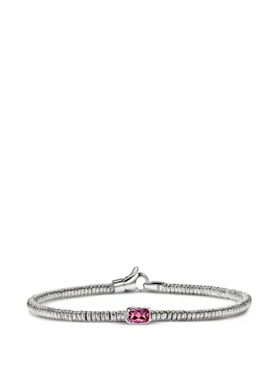 John Hardy Heishi Rhodolite Bracelet In Metallic
