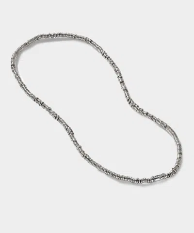 John Hardy Heishi Silver Necklace