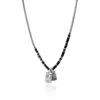 John Hardy Heishi Tag Necklace, Sterling Silver, Hardstones In Metallic