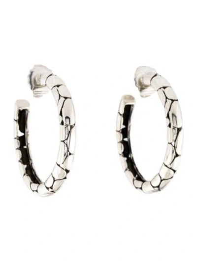 Pre-owned John Hardy Hoop Earrings In Multi