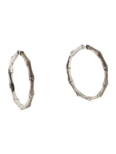 Pre-owned John Hardy Hoop Earrings In Multicolor