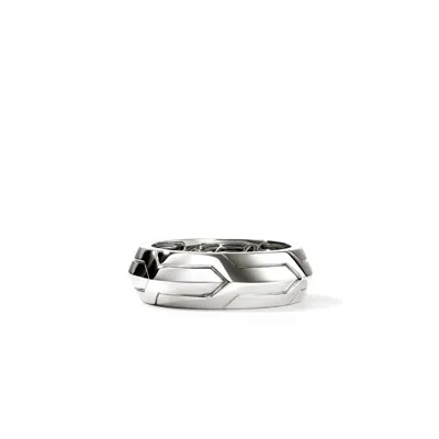 John Hardy Icon 50 Band Ring, 7mm In Gray