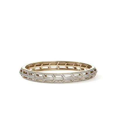 John Hardy Icon 50 Hinged Bangle In Gold