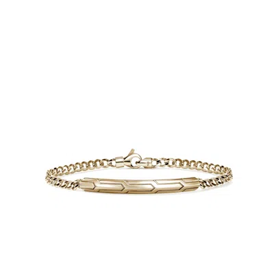 John Hardy Icon 50 Id Curb Bracelet, 3.9mm In Gold