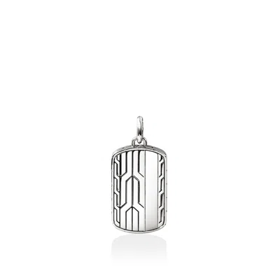 John Hardy Icon 50 Pendant, Sterling Silver In Metallic
