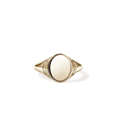 John Hardy Icon 50 Signet Ring In Gold