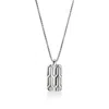 John Hardy Icon 50 Tag Necklace In Sterling Silver