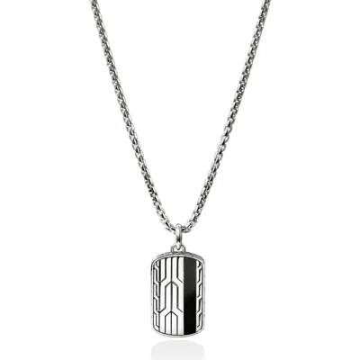 John Hardy Icon 50 Tag Pendant In Metallic