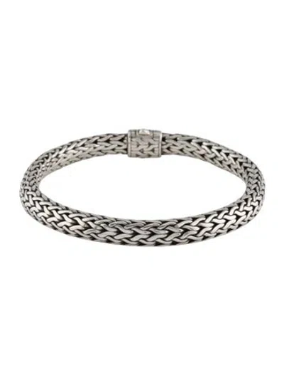 Pre-owned John Hardy Icon Bracelet, 7.5mm, 8" In Multicolor