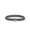 John Hardy Icon Bracelet, Dark Silver, 7.5mm In Gray