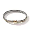 John Hardy Classic Chain Reversible Bracelet In Silver Tone