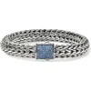 John Hardy Icon Bracelet, Sterling Silver, Pavé, 10.5mm In Metallic