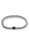 John Hardy Icon Bracelet Sterling Silver Pavé 5mm In White