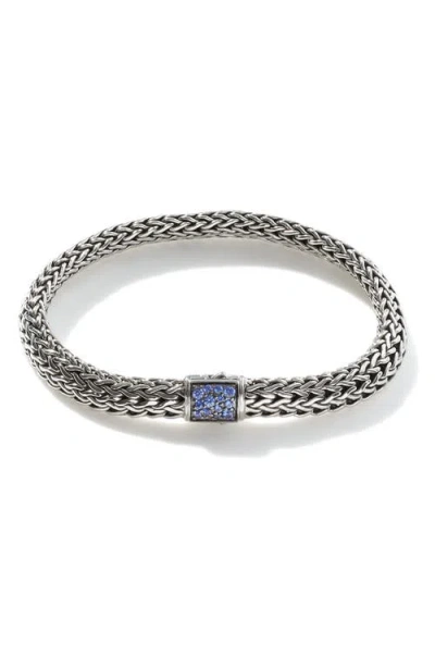 John Hardy Icon Bracelet, Sterling Silver, Pavé, 6.5mm