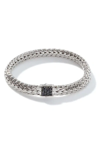 John Hardy Icon Bracelet Sterling Silver Pavé 7.5mm
