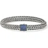John Hardy Icon Bracelet, Sterling Silver, Pavé, 7.5mm In Metallic