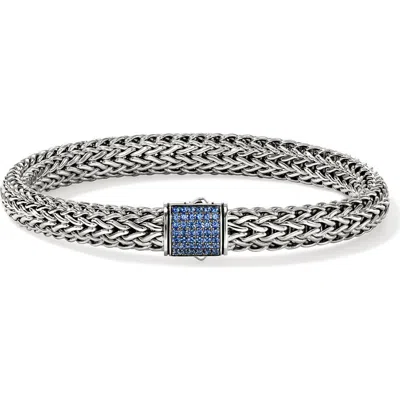 John Hardy Icon Bracelet, Sterling Silver, Pavé, 7.5mm In Metallic