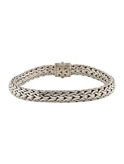 Pre-owned John Hardy Icon Chain Bracelet, 6.75" In Multi