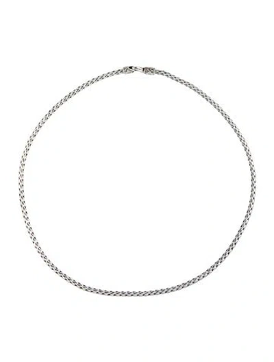 Pre-owned John Hardy Icon Chain Necklace, 15" In Multicolor