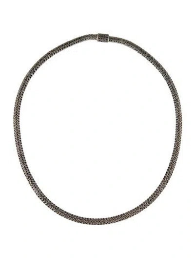 Pre-owned John Hardy Icon Chain Necklace, 18.25" In Multi