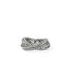 John Hardy Icon Chevron Crossover Ring, Sterling Silver, 4.5mm