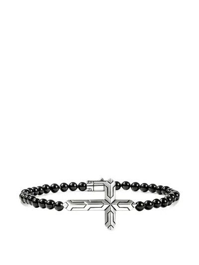 John Hardy Icon Cross-detail Bracelet In Black