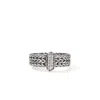 John Hardy Icon Link Bar Ring, Sterling Silver, Diamonds, 6mm
