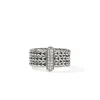 John Hardy Sterling Silver Icon Diamond Weave Ring