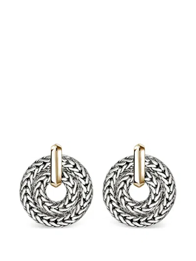 John Hardy Icon Link Earrings In Silver