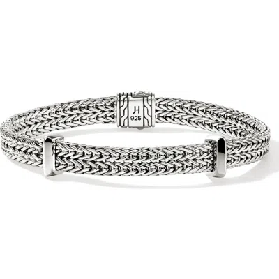 John Hardy Icon Link Station Bracelet In Metallic