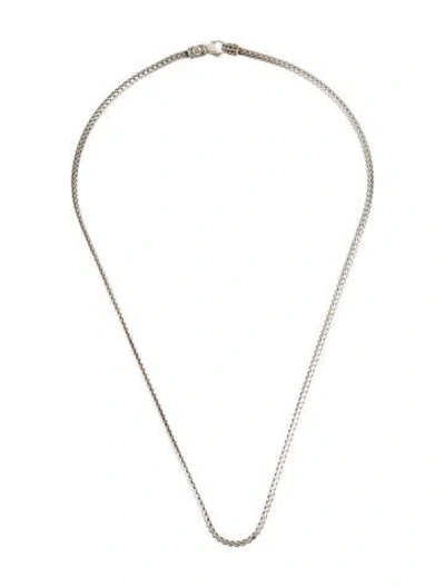 Pre-owned John Hardy Icon Mini Chain Necklace, 2.5mm, 18" In Multi