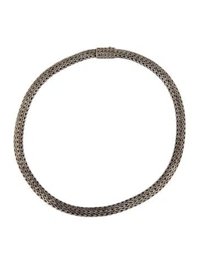 Pre-owned John Hardy Icon Necklace, 7.5mm, 16.25" In Multi