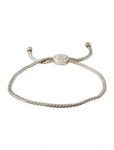 Pre-owned John Hardy Icon Slider Bracelet, 9" In Multicolor