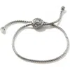 John Hardy Icon Slider Bracelet, Sterling Silver In Silver