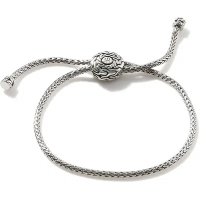John Hardy Icon Slider Bracelet, Sterling Silver In Metallic