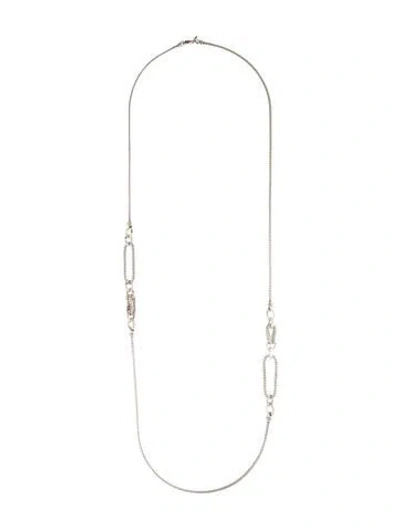 Pre-owned John Hardy Icon Soft Link Chain Necklace, 37" In Multi