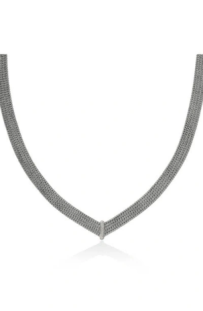 John Hardy Icon Sterling Silver Diamond Link Necklace