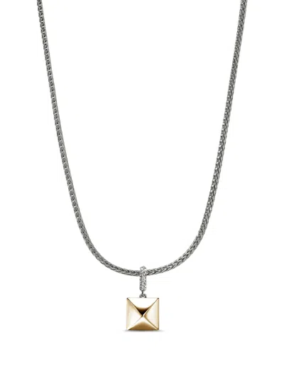 John Hardy Icon Stud Diamond Necklace In Neutral
