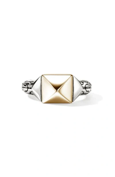 John Hardy Icon Stud Ring In Metallic