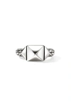 John Hardy Icon Stud Ring In Metallic