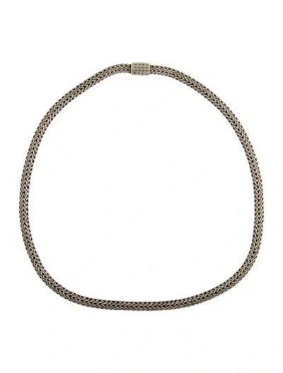 Pre-owned John Hardy Icon Wheat Chain, 16.5" In Multicolor