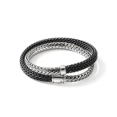 John Hardy Icon Wrap Bracelet, 8mm In Black